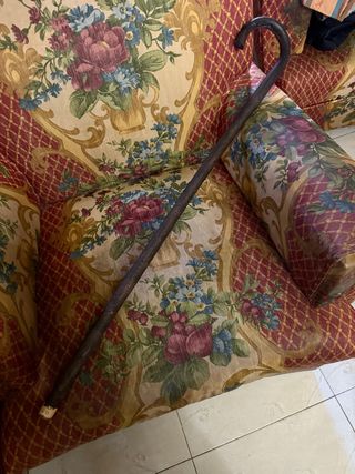 Butaca  cómoda tela y madera