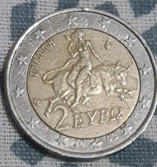 Moneda 2 Euros Grecia 2002