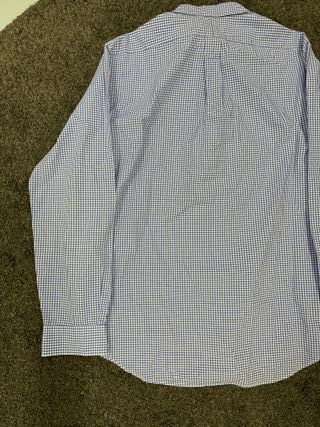 Camisa Polo Ralph Lauren L Hombre Azul Cuadros