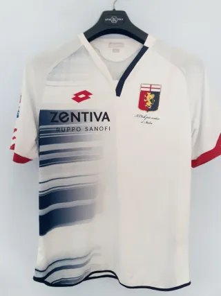 Maglia calcio Perin #1 Genoa 2016 autografata