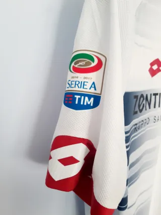 Maglia calcio Perin #1 Genoa 2016 autografata