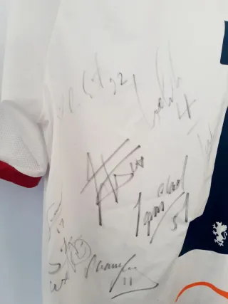 Maglia calcio Perin #1 Genoa 2016 autografata