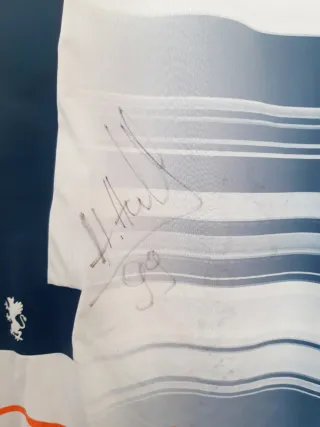 Maglia calcio Perin #1 Genoa 2016 autografata