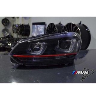 Faros delanteros Led Volkswagen Golf VI 6 Red edit