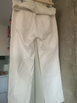 Vaqueros premamá blancos