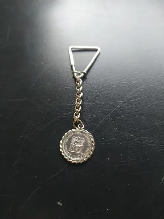 Llavero Moneda Plata Bolívar