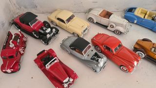 Colección de coches clásicos a escala