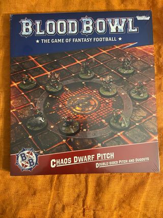 Blood Bowl Chaos Dwarf Pitch