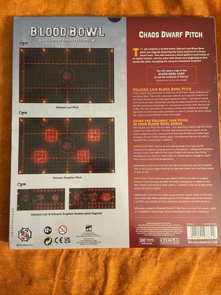 Blood Bowl Chaos Dwarf Pitch