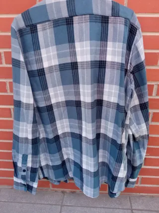 Camisa DC cuadros azul talla M
