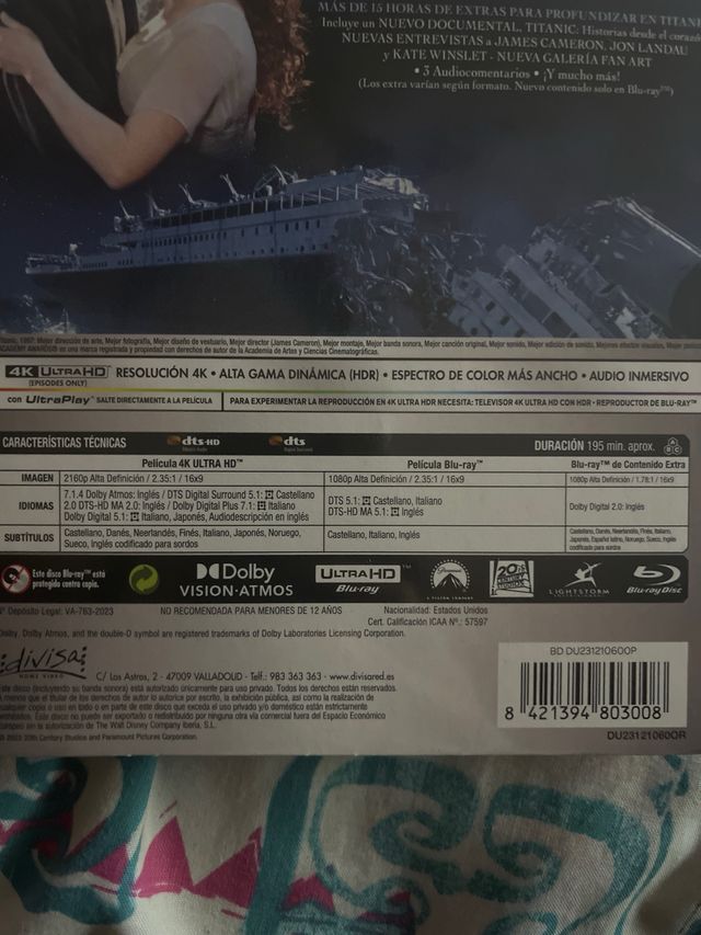 Titanic 4K UHD + Blu-ray + Bonus
