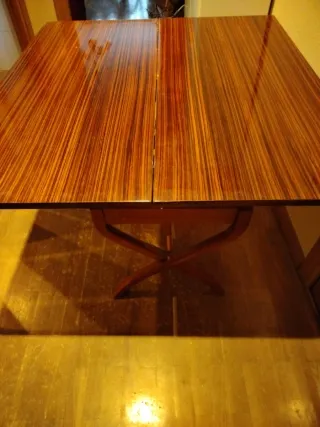 Mesa plegable madera 110x50