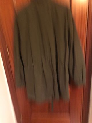 Parka Verde Hombre Blanco