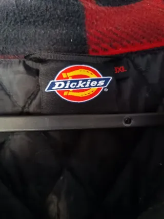 Chaqueta cuadros Dickies hombre roja