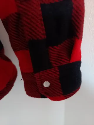 Chaqueta cuadros Dickies hombre roja