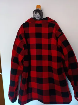 Chaqueta cuadros Dickies hombre roja