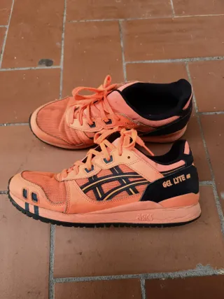 Asics Gel Lyte III Naranja y Negro