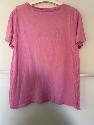 Camiseta Pull&Bear rosa talla S