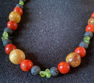 Collar piedras naturales multicolor