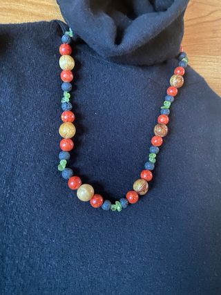 Collar piedras naturales multicolor