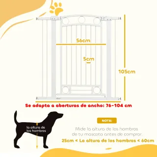 Barrera de seguridad para perros