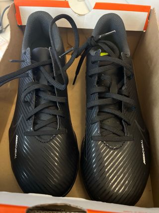 Botas Fútbol Nike Mercurial Negras Talla 38