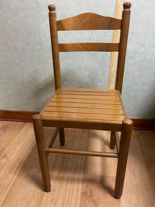 Sillas de cocina de madera