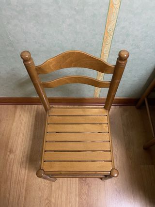 Sillas de cocina de madera