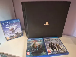 Ps4 Pro 1TB con dos mandos + juegos
