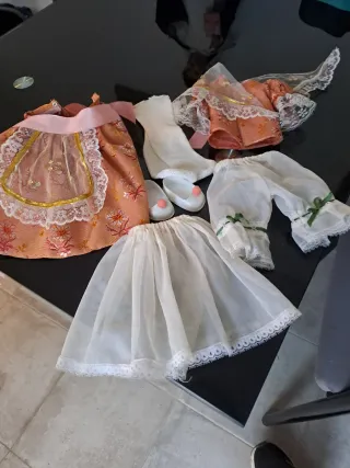 Vestido Fallera Muñeca 45cm