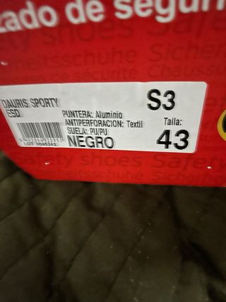 Botas de seguridad FORLI Boston S3 SRC Talla 43