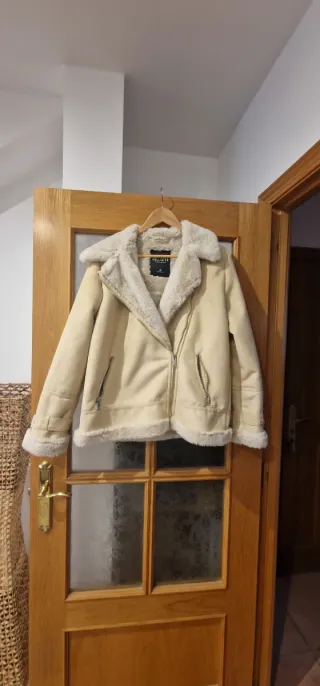 Abrigo Hollister Mujer Talla M Beige