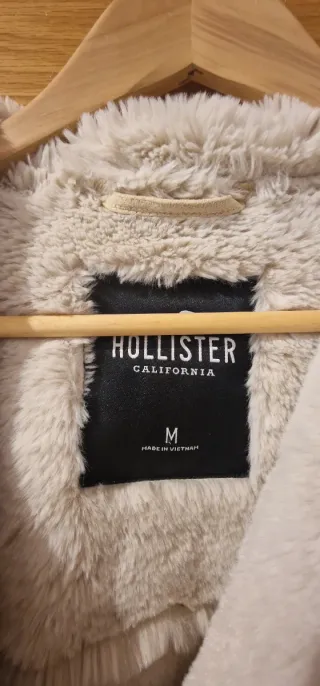 Abrigo Hollister Mujer Talla M Beige