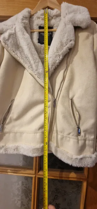 Abrigo Hollister Mujer Talla M Beige