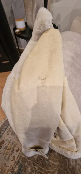 Abrigo Hollister Mujer Talla M Beige