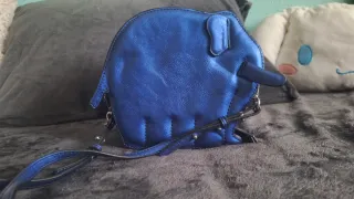 Bolso Zara Elefante Azul