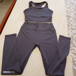 Conjunto Mallas y Top Deportivo Talla M