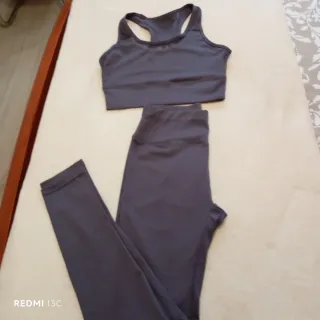 Conjunto Mallas y Top Deportivo Talla M