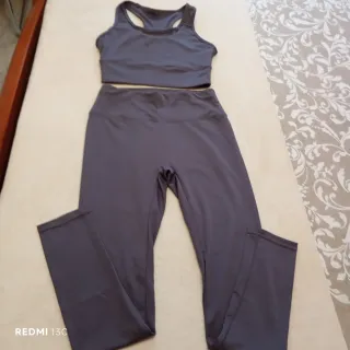 Conjunto Mallas y Top Deportivo Talla M