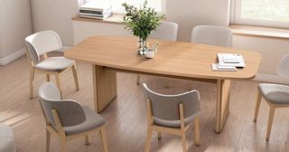 Mesa de comedor fija Pont