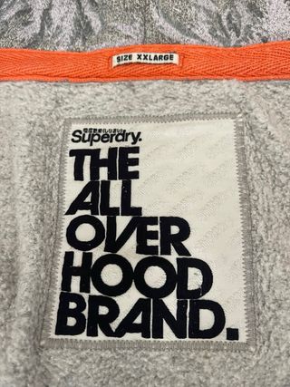 Casaco Superdry com fecho e capuz XXL