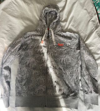 Casaco Superdry com fecho e capuz XXL