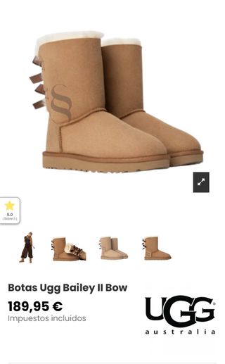 Stivali UGG con Lacci Beige Taglia 36