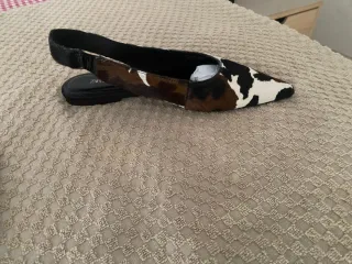 Zapatos Zara Talla 37 Estampado Animal Print