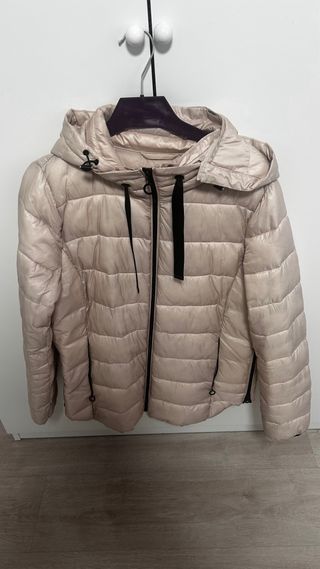 Abrigo acolchado mujer Esprit beige