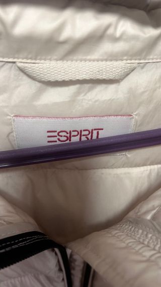 Abrigo acolchado mujer Esprit beige