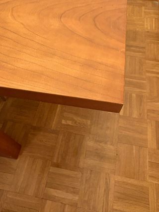 Mesa Comedor Madera con 4 Sillas Tapizadas