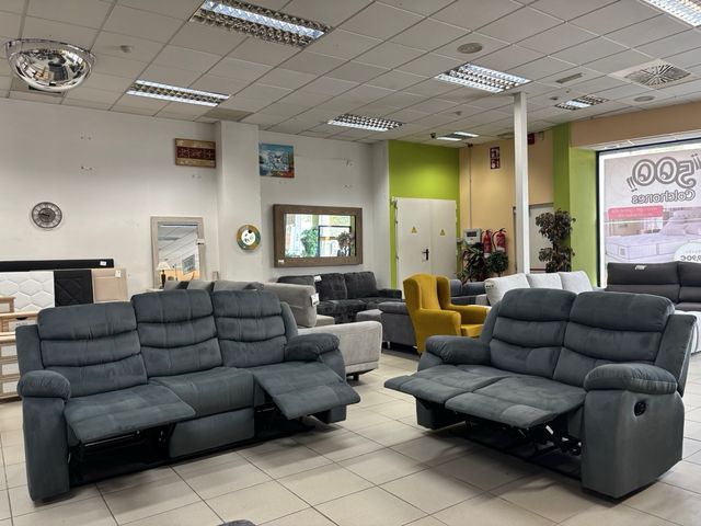 Sofá reclinable más medidas y colores