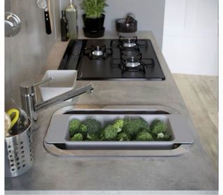 Encimera IKEA Ekbacken Cemento Claro 186cm