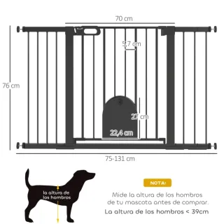 Barrera de seguridad para mascotas